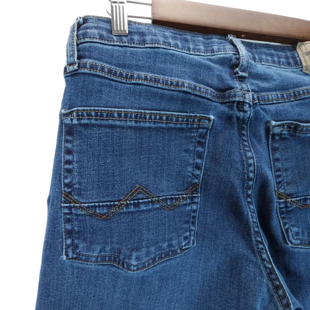 Wrangler Slim Straight Jeans Mens 32x30‎ Blue Streetwear Skate Denim Pants